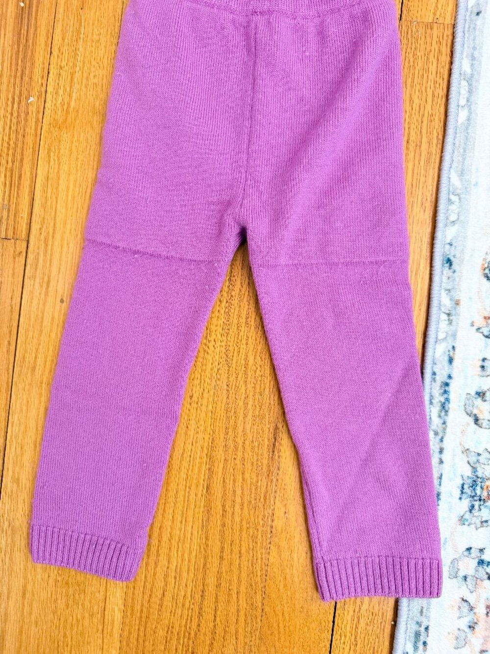 Sloomb Wool Basewoolies Purple Stretchy Diaper Cover Pants Soft Size 3T-4T
